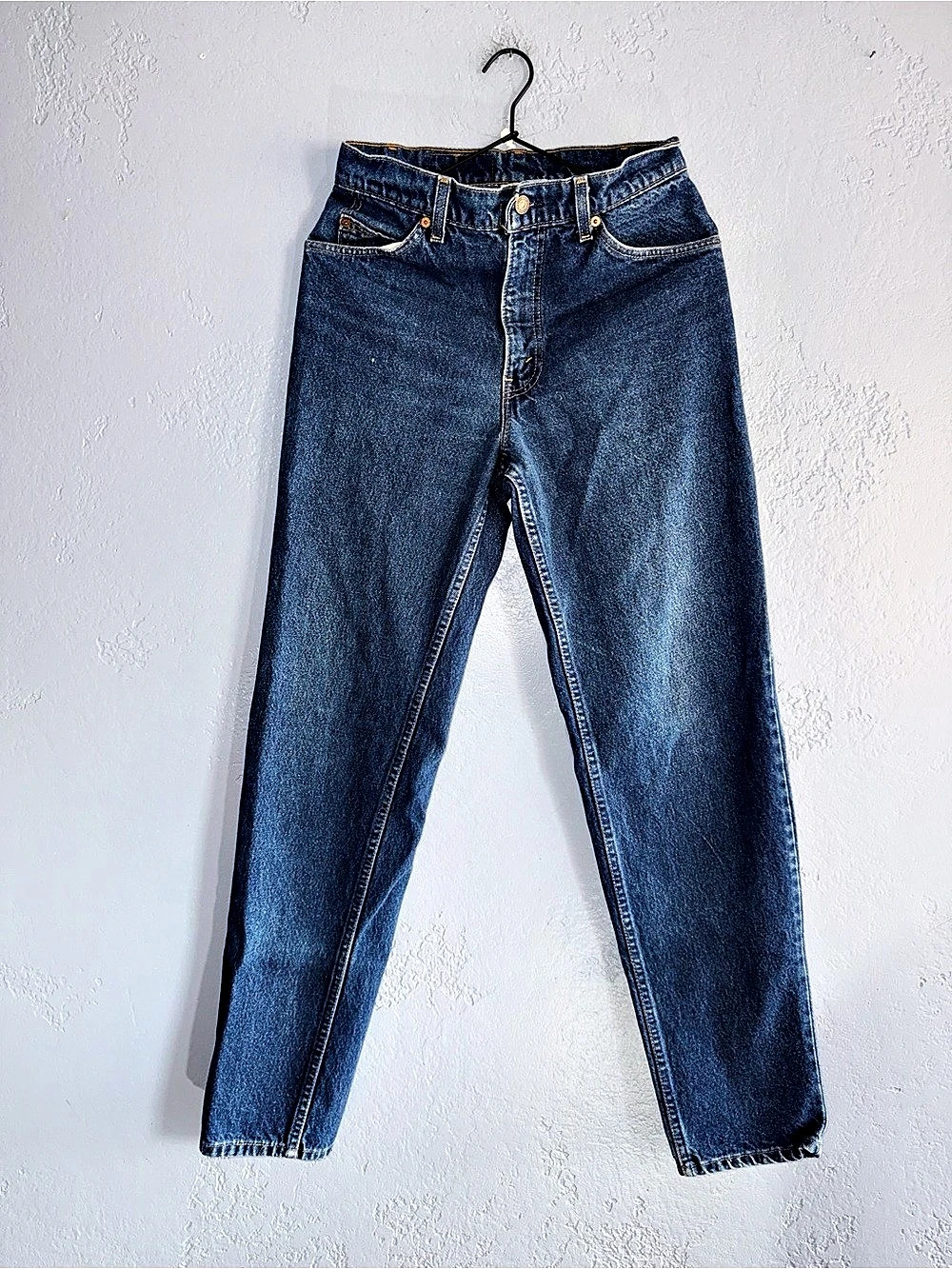 Levi's Men’s 550 80s Vintage Relaxed Fit Tapered Orange Tab Jeans Blue Waist 31/